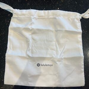 Brand new Lululemon White Drawstring Dust Bag